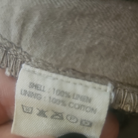 Magnolia Pearl Double breasted  Suit Cotton Blend linen rare - Picture 3 of 14